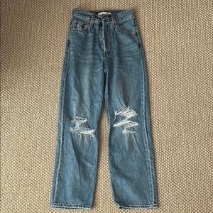 Levi's Blue Straight Leg Women's Jeans